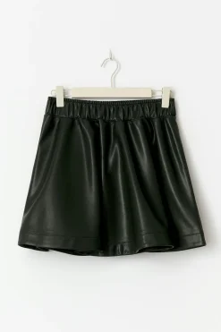 Gina Tricot Pu ini kirt Svart Sale