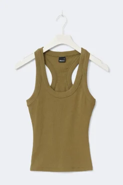 Gina Tricot Racerback tank Grønn Clearance