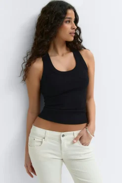 Gina Tricot Racerback tank Svart Sale
