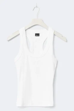 Gina Tricot Racerback tank Hvit Clearance