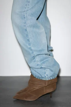 Gina Tricot Rebell high wide jeans Blå Clearance
