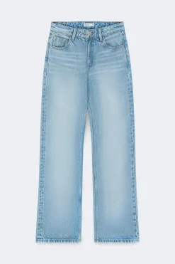 Gina Tricot Rebell high wide jeans Blå Clearance