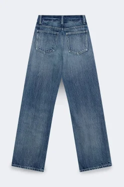 Gina Tricot Rebell high wide jeans Blå New