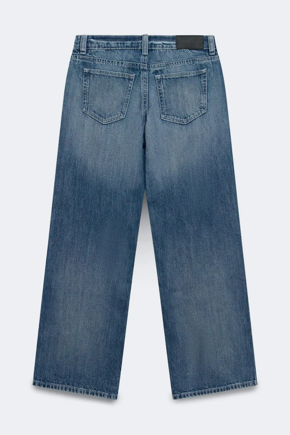 Gina Tricot Rebel low wide tall jeans Blå Online