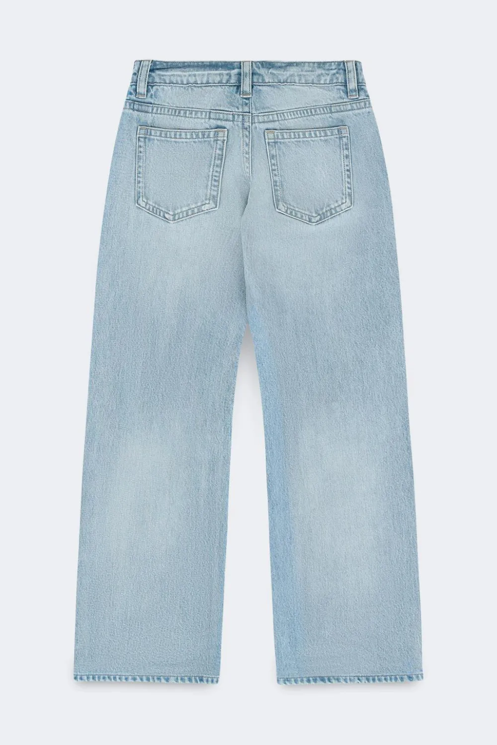 Gina Tricot Rebel low wide tall jeans Blå Sale