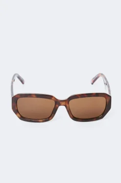 Gina Tricot Rectangular sunglasses Brun Discount