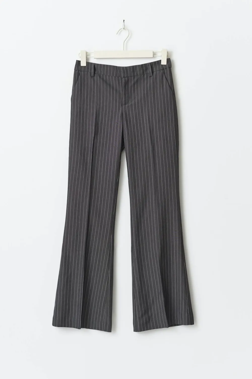 Gina Tricot Relaxed bootcut trousers Grå Outlet