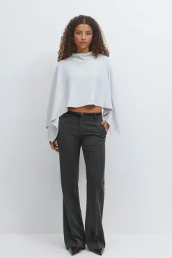 Gina Tricot Relaxed bootcut trousers Grå Best