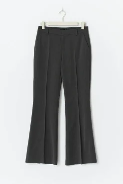 Gina Tricot Relaxed bootcut trousers Grå Best
