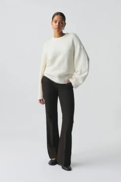 Gina Tricot Relaxed bootcut trousers Brun Best