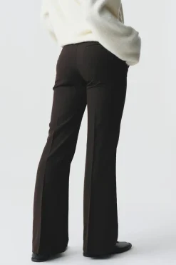 Gina Tricot Relaxed bootcut trousers Brun Best