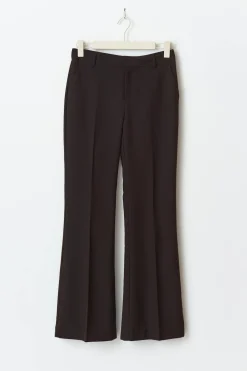 Gina Tricot Relaxed bootcut trousers Brun Best