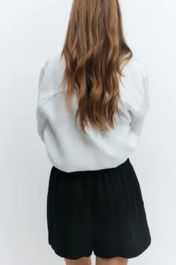 Gina Tricot Reaxed high wait hort Svart Clearance