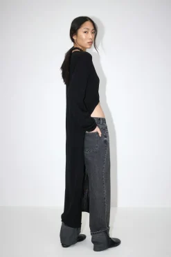 Gina Tricot Remade fold up jeans Svart New