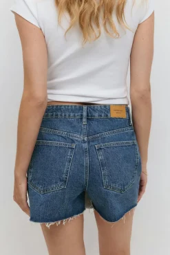 Gina Tricot Resort denim skort Blå Sale