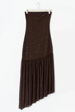 Gina Tricot Rhinetone axi dre Brun Sale