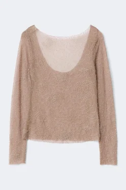 Gina Tricot Rhinetone top Brun Online