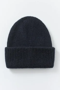 Gina Tricot Rib beanie Blå Clearance