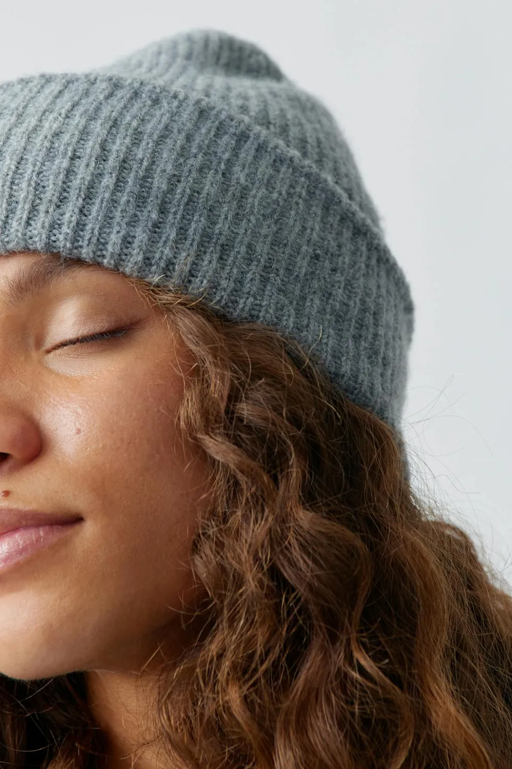 Gina Tricot Rib beanie Grå Online