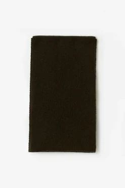 Gina Tricot Rib knitted scarf Brun Outlet