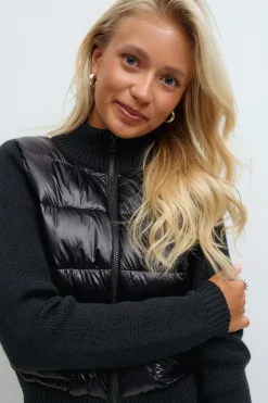 Gina Tricot 14+ rib puffer jacket Blå Sale