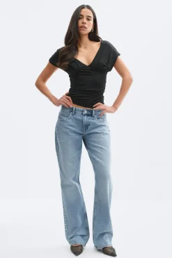Gina Tricot Rivet rebel jeans Blå Best