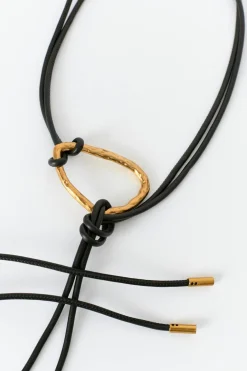 Gina Tricot Rope detail belt Svart Clearance