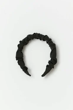 Gina Tricot Ruched headband Svart