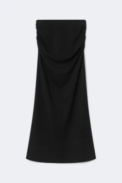 Gina Tricot Ruched axi kirt Svart New