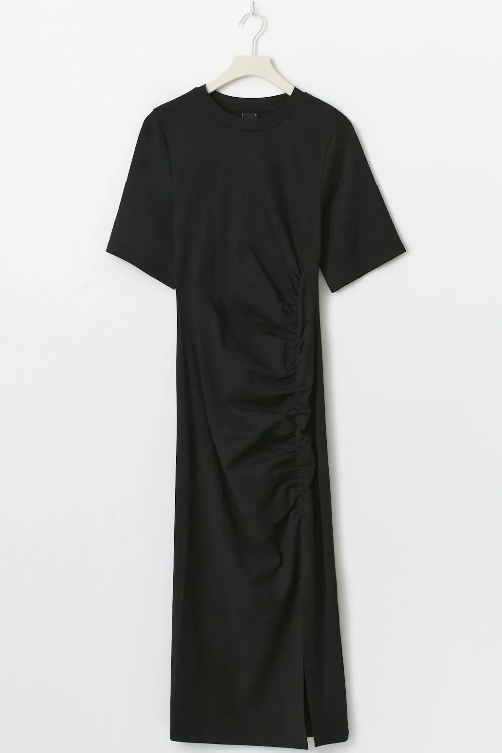 Gina Tricot Ruched tee dre Svart Outlet