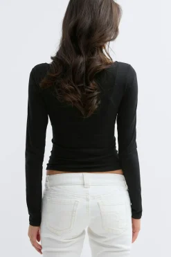 Gina Tricot 14+ ruched top Svart Best