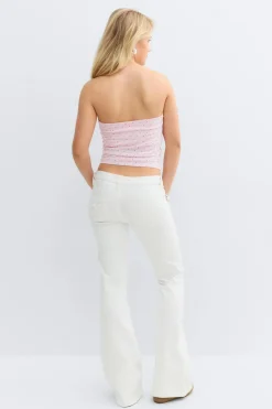 Gina Tricot 14+ runway jean Hvit Outlet