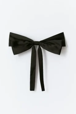 Gina Tricot Satin bow hair clip Svart Hot