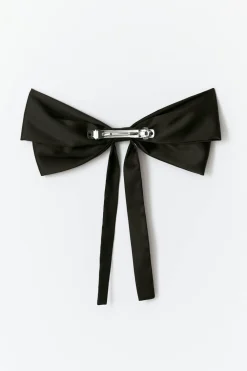 Gina Tricot Satin bow hair clip Svart Hot