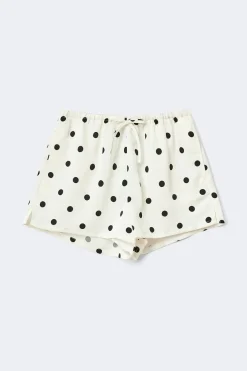 Gina Tricot atin drawtring hort Svart Sale