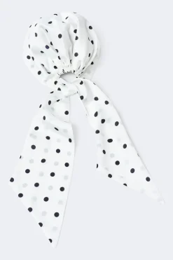 Gina Tricot Satin head scarf Hvit Outlet