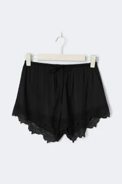 Gina Tricot atin oungewear hort Svart