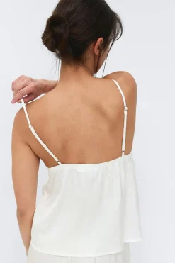 Gina Tricot atin oungewear inget Hvit Outlet