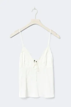 Gina Tricot atin oungewear inget Hvit Outlet