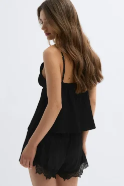 Gina Tricot atin oungewear inget Svart Outlet