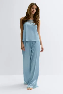 Gina Tricot atin oungewear trouer Blå New