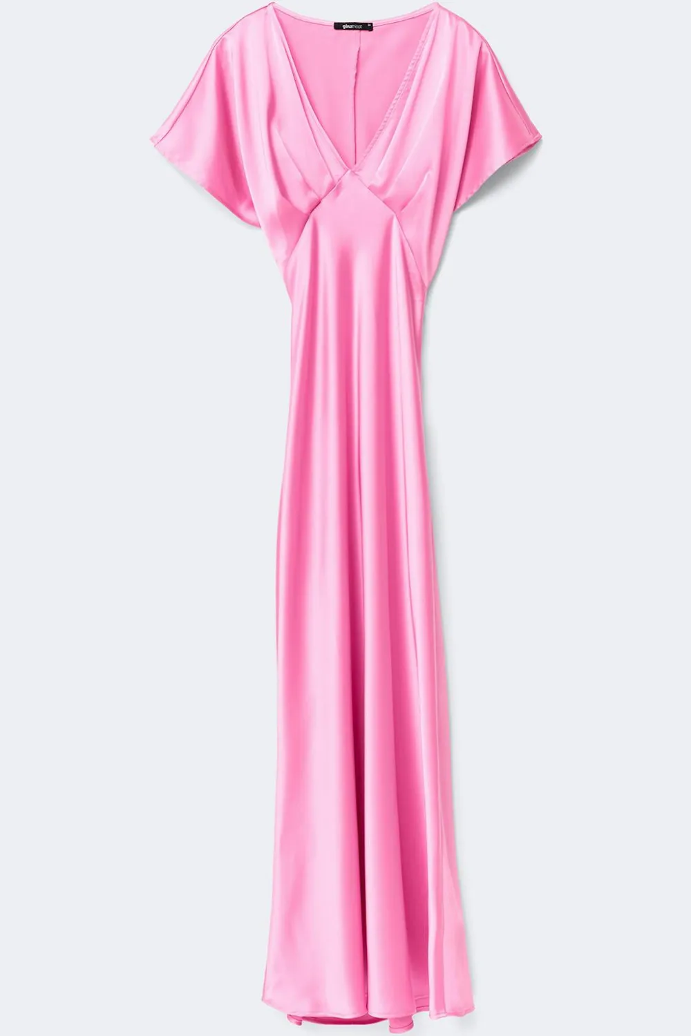 Gina Tricot Satin maxi dress Rosa Outlet