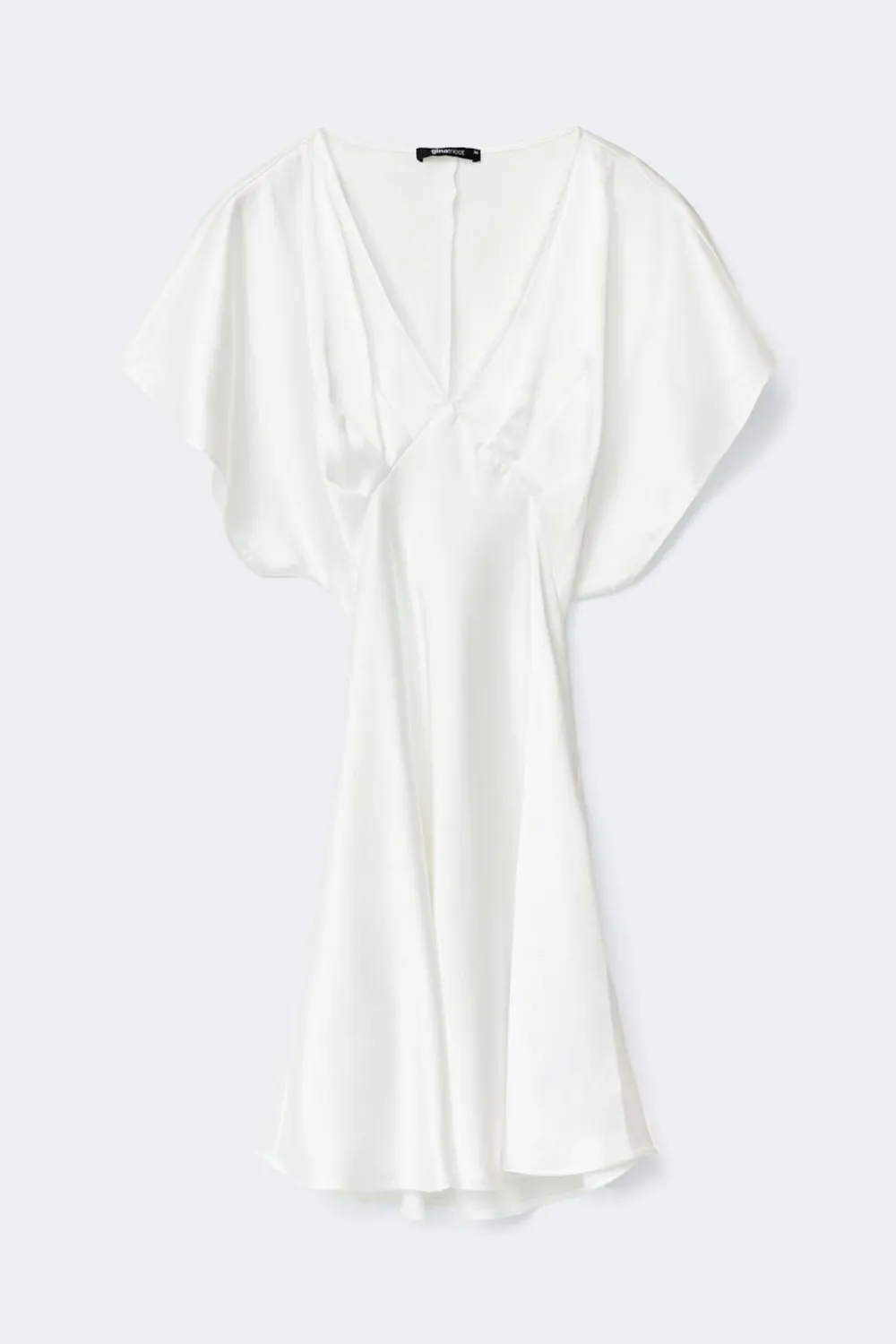 Gina Tricot Satin mini dress Hvit Clearance