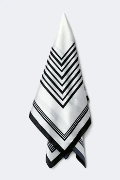 Gina Tricot Satin scarf Svart Discount