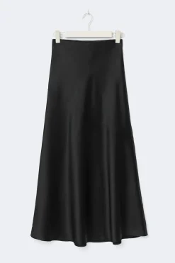 Gina Tricot atin kirt Svart Online