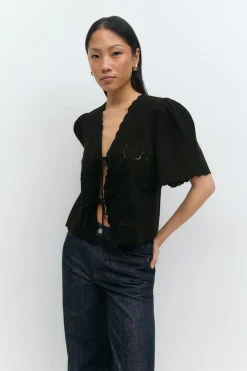 Gina Tricot caop edge boue Svart