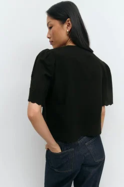 Gina Tricot caop edge boue Svart