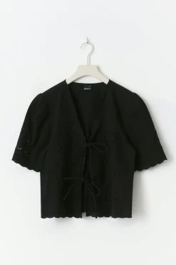 Gina Tricot caop edge boue Svart