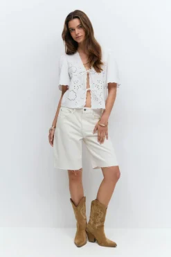Gina Tricot caop edge boue Hvit Best