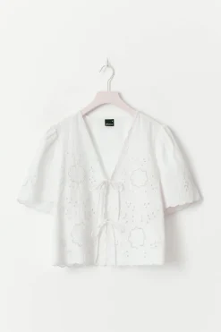 Gina Tricot caop edge boue Hvit Best